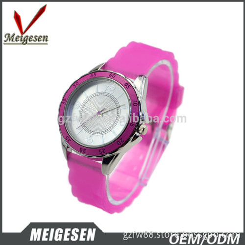 2015 New Bright colors stainless steel fashion silicone women watches gifts